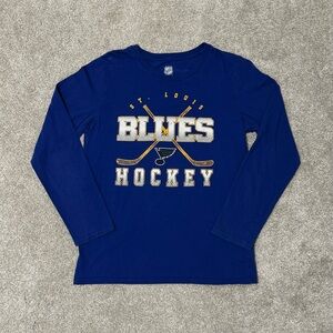 NHL St. Louis Blues Hockey Long-sleeved T-shirt L 14/16